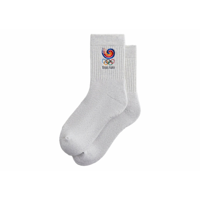 Оригинальный шмот Kith Olympics Heritage Seoul Mid Crew Sock Light Heather Grey Оригинальный шмот Kith Olympics Heritage Seoul Mid Crew Sock Light Heather Grey