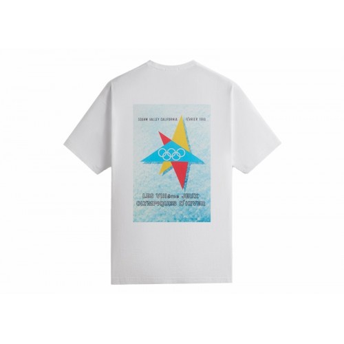 Оригинальный шмот Kith Olympics Heritage Squaw Valley 1960 Vintage Tee White