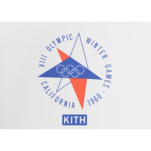 Оригинальный шмот Kith Olympics Heritage Squaw Valley 1960 Vintage Tee White