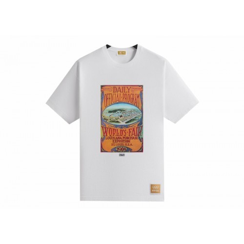 Оригинальный шмот Kith Olympics Heritage St. Louis 1904 Vintage Tee White