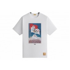 Kith Olympics Heritage St. Moritz 1928 Vintage Tee White