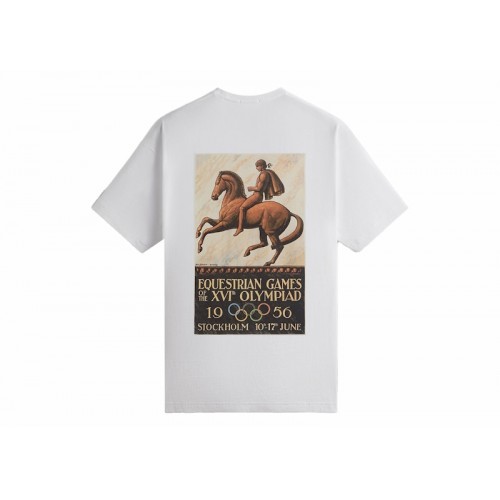 Оригинальный шмот Kith Olympics Heritage Stockholm 1956 Vintage Tee White