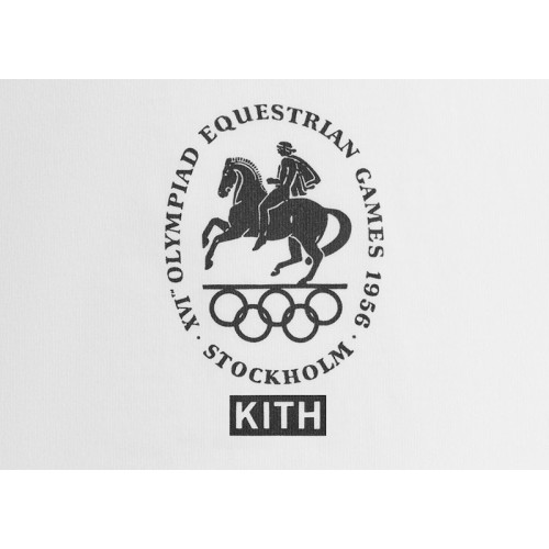 Оригинальный шмот Kith Olympics Heritage Stockholm 1956 Vintage Tee White