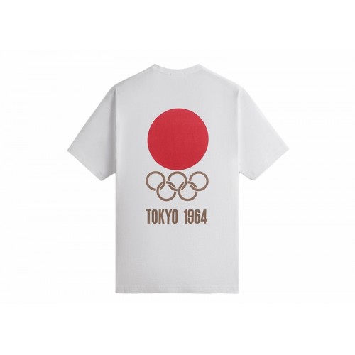 Оригинальный шмот Kith Olympics Heritage Tokyo 1964 Vintage Tee White