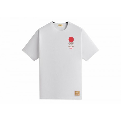 Оригинальный шмот Kith Olympics Heritage Tokyo 1964 Vintage Tee White