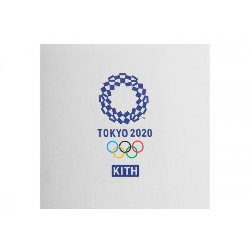 Оригинальный шмот Kith Olympics Heritage Tokyo 2020 Vintage Tee White