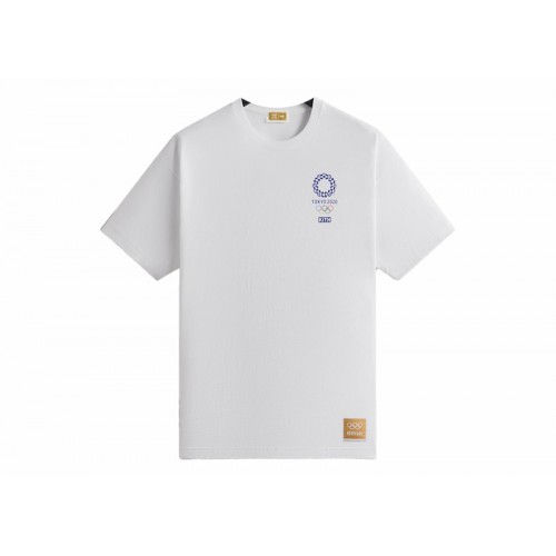 Оригинальный шмот Kith Olympics Heritage Tokyo 2020 Vintage Tee White