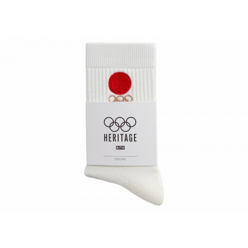 Оригинальный шмот Kith Olympics Heritage Tokyo Mid Crew Sock Silk