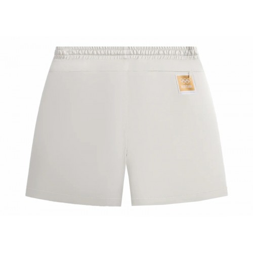 Оригинальный шмот Kith Olympics Heritage Washed Satin Cedar Short Sandrift