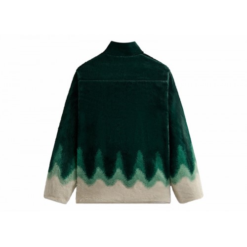 Оригинальный шмот Kith Ombre Wave Harper Vintage Sherpa Full Zip Chronicle