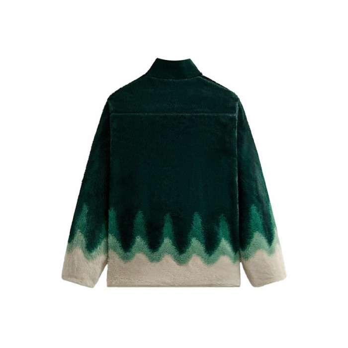 Оригинальный шмот Kith Ombre Wave Harper Vintage Sherpa Full Zip Chronicle Оригинальный шмот Kith Ombre Wave Harper Vintage Sherpa Full Zip Chronicle