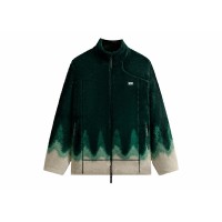 Kith Ombre Wave Harper Vintage Sherpa Full Zip Chronicle