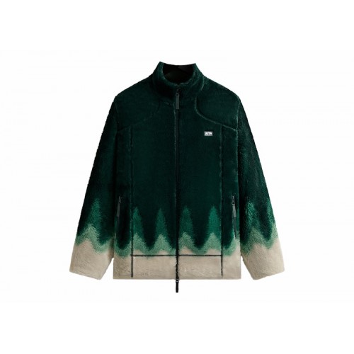 Оригинальный шмот Kith Ombre Wave Harper Vintage Sherpa Full Zip Chronicle