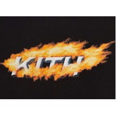 Kith Orbit Flame Vintage Nelson Crewneck Black