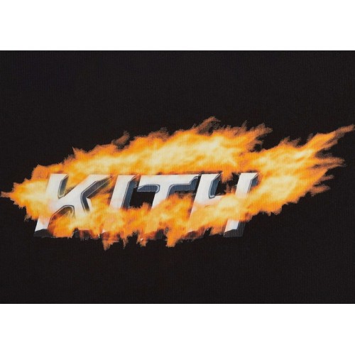 Оригинальный шмот Kith Orbit Flame Vintage Nelson Crewneck Black