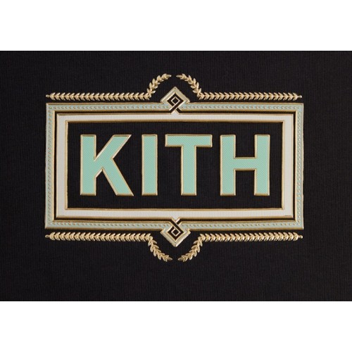 Оригинальный шмот Kith Ornate Classic Logo Tee Black