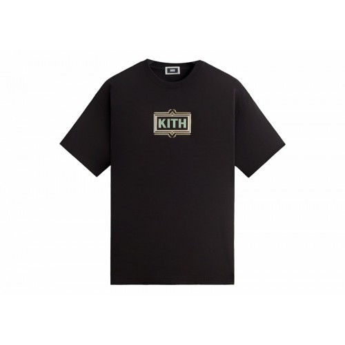 Оригинальный шмот Kith Ornate Classic Logo Tee Black