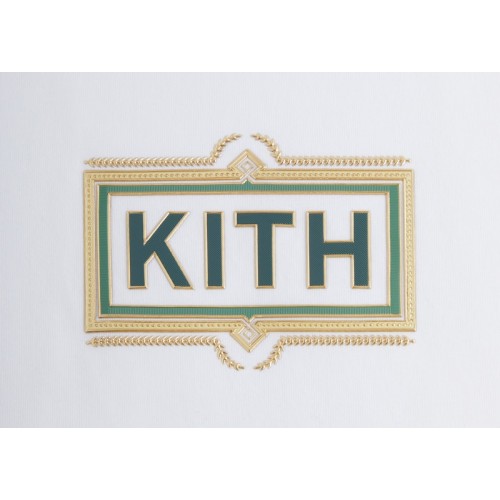 Оригинальный шмот Kith Ornate Classic Logo Tee White