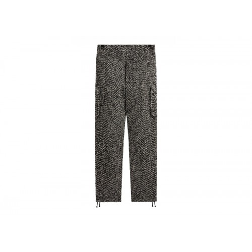 Оригинальный шмот Kith Oversized Herringbone Bristol Cargo Pant Black