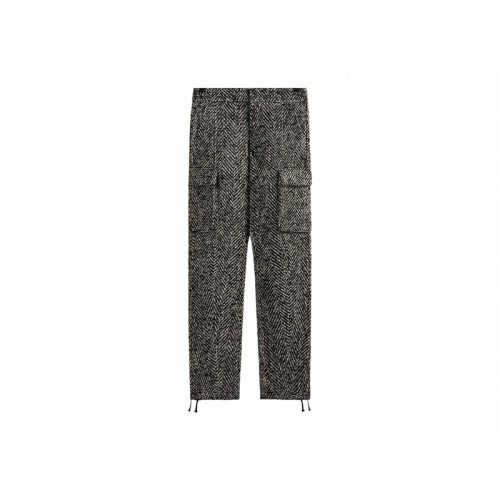 Оригинальный шмот Kith Oversized Herringbone Bristol Cargo Pant Black