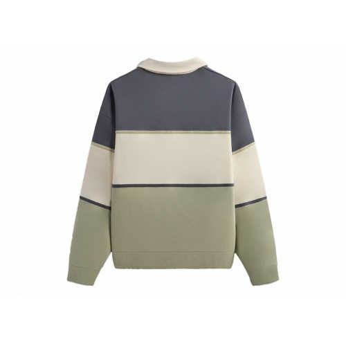 Оригинальный шмот Kith Panelled Nelson Collared Pullover Asteroid