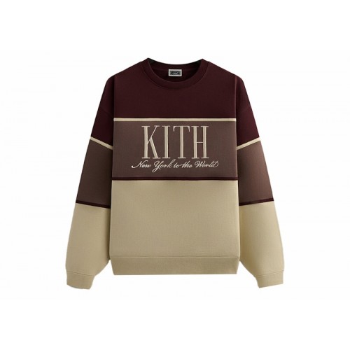 Оригинальный шмот Kith Panelled Nelson Crewneck Rave