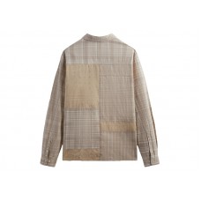 Kith Patchwork Jaydin Buttondown Shirt Sediment