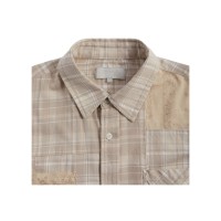 Kith Patchwork Jaydin Buttondown Shirt Sediment