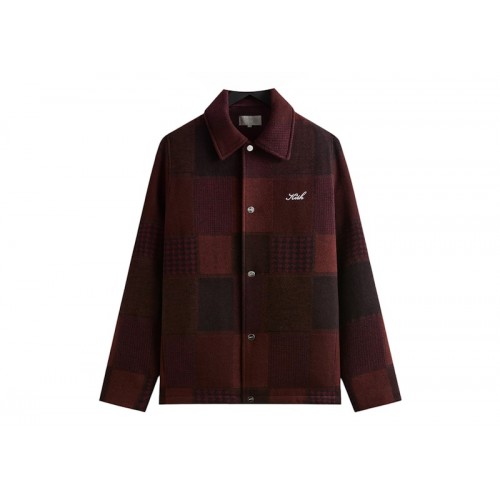 Оригинальный шмот Kith Patchwork Wool Coaches Jacket Aerate