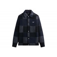 Kith Patchwork Wool Coaches Jacket Nocturnal