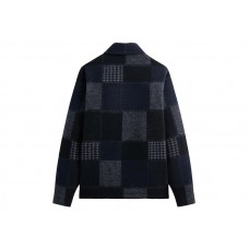 Kith Patchwork Wool Coaches Jacket Nocturnal
