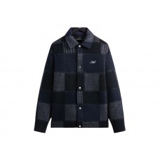 Kith Patchwork Wool Coaches Jacket Nocturnal
