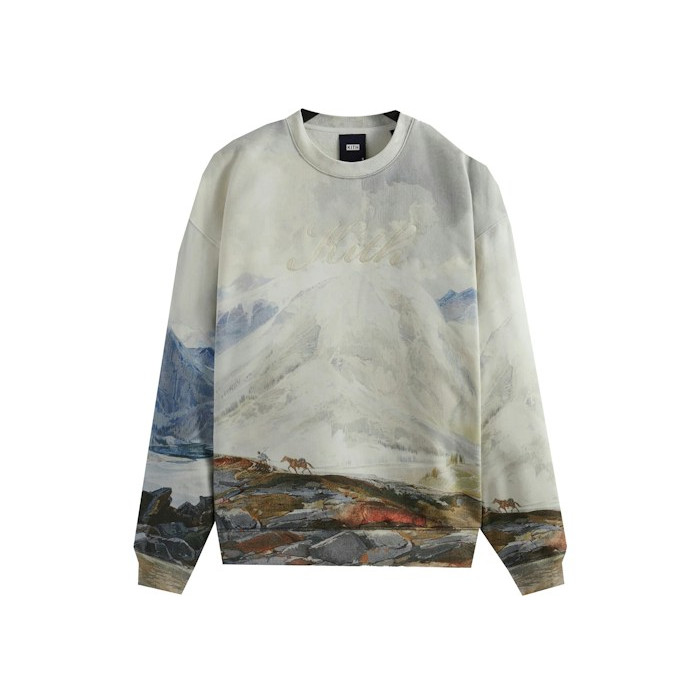 Свитшот Kith Peak Nelson Crewneck Chalk Свитшот Kith Peak Nelson Crewneck Chalk