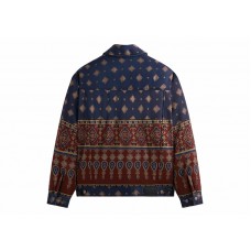 Kith Puffed Jase Satin Trucker Jacket Rhone