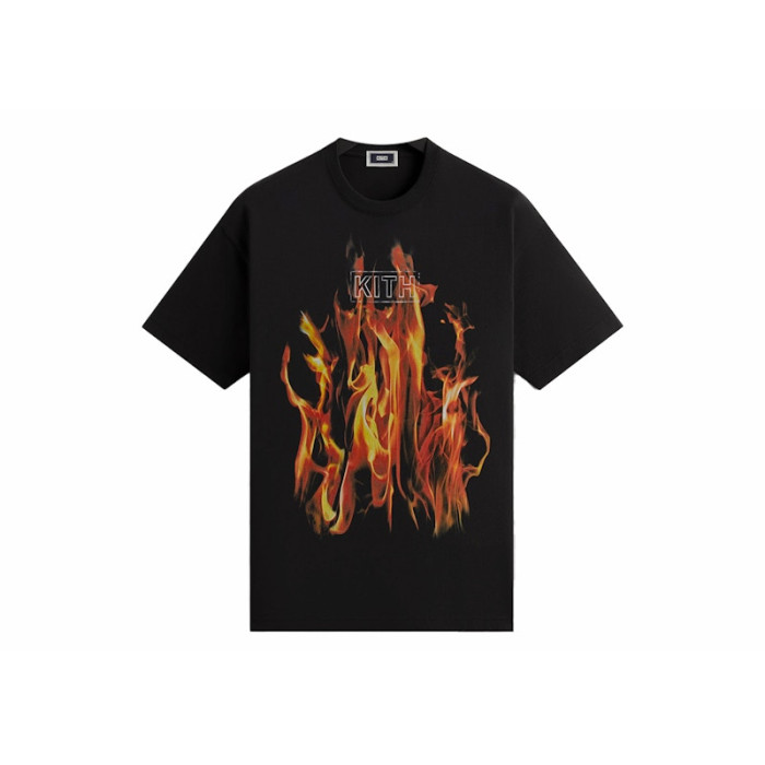 Kith Pyro Box Logo Vintage Tee Black