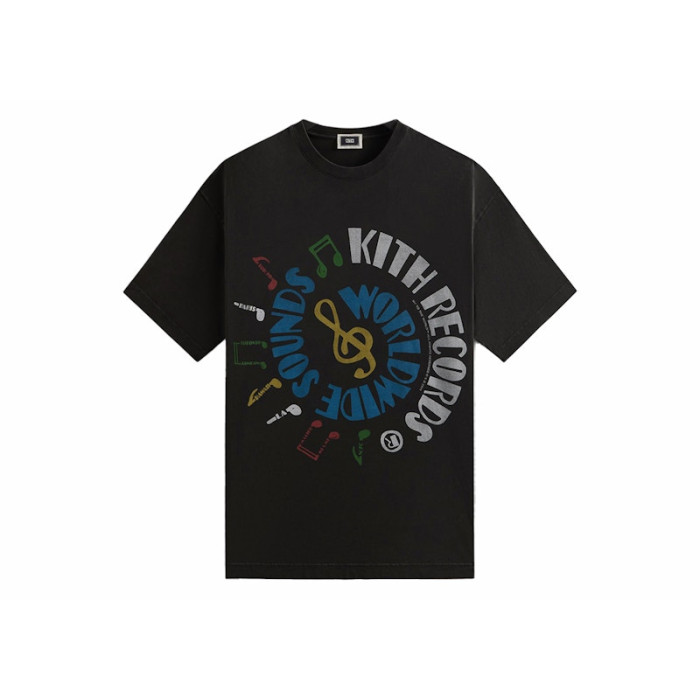 Kith Records Vintage Tee Black
