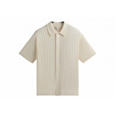 Kith Rhys Knit Stripe Buttondown Sandrift