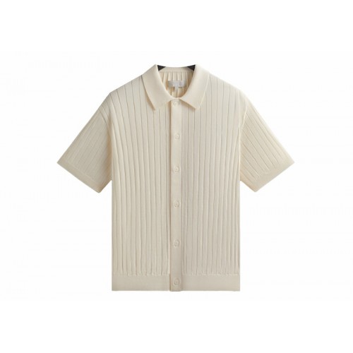 Оригинальный шмот Kith Rhys Knit Stripe Buttondown Sandrift