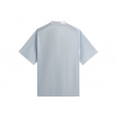 Kith Shadow Stripe Marcel Soccer Top Light Indigo