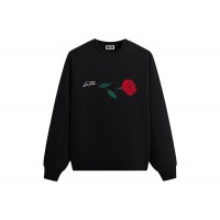 Kith Signature Rose Crewneck Black