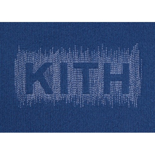 Оригинальный шмот Kith Stitch Classic Logo Nelson Hoodie Cyanotope