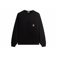 Kith Sueded Jersey Leonard Pocket Tee Black