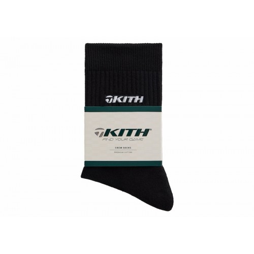 Оригинальный шмот Kith TaylorMade Crew Socks Black