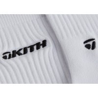 Kith TaylorMade Crew Socks White