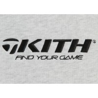 Kith TaylorMade Find Your Game Nelson Crewneck Light Heather Grey