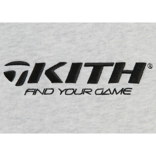 Оригинальный шмот Kith TaylorMade Find Your Game Nelson Crewneck Light Heather Grey