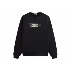 Kith TaylorMade Script Nelson Crewneck Black