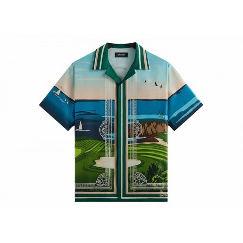 Оригинальный шмот Kith TaylorMade Tips Camp Collar Shirt Multi