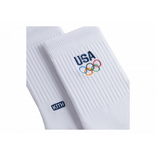 Оригинальный шмот Kith Team USA 3-Pack Mid Crew Sock Multi