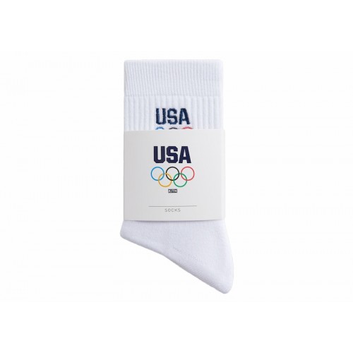 Оригинальный шмот Kith Team USA 3-Pack Mid Crew Sock Multi